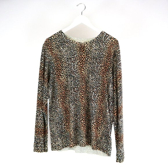 Equipment Raydon Cheetah Print Wool Sweater - Picture 2 of 3